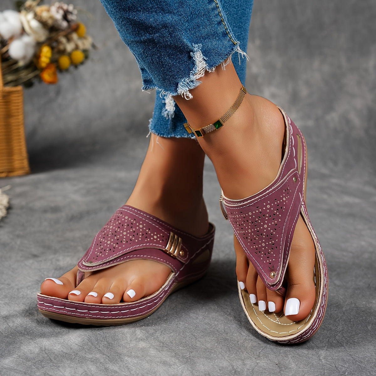 Addison | Comfortable Women’s Wedge Sandals (50% OFF)