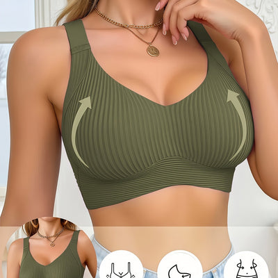 Ayla | Seamless Sports Bra with Adjustable Straps