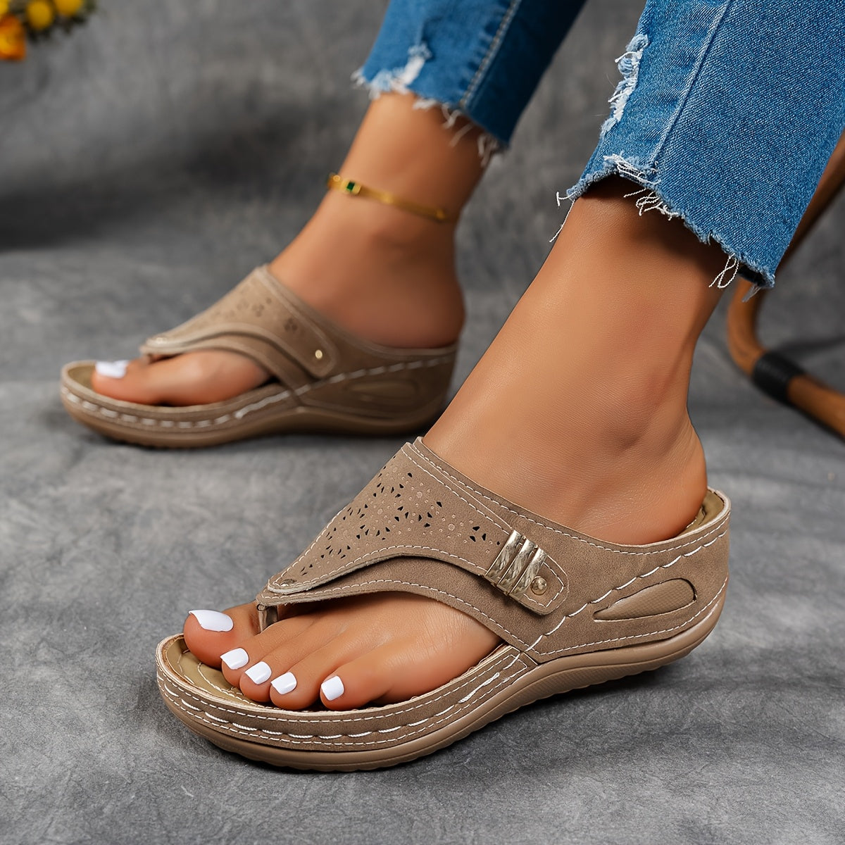 Addison | Comfortable Women’s Wedge Sandals (50% OFF)