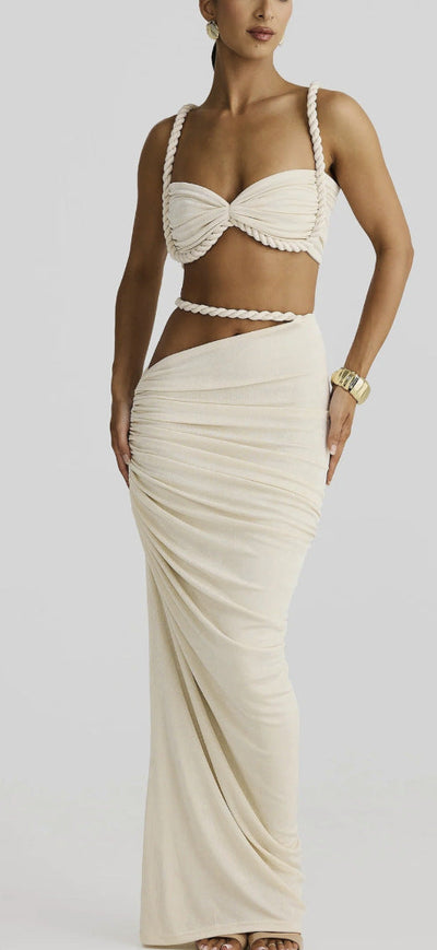 Zenaya Skirt - Pearl Marble