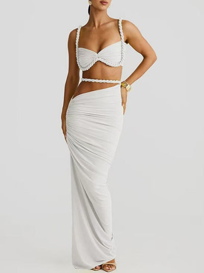 Zenaya Skirt - Pearl Marble