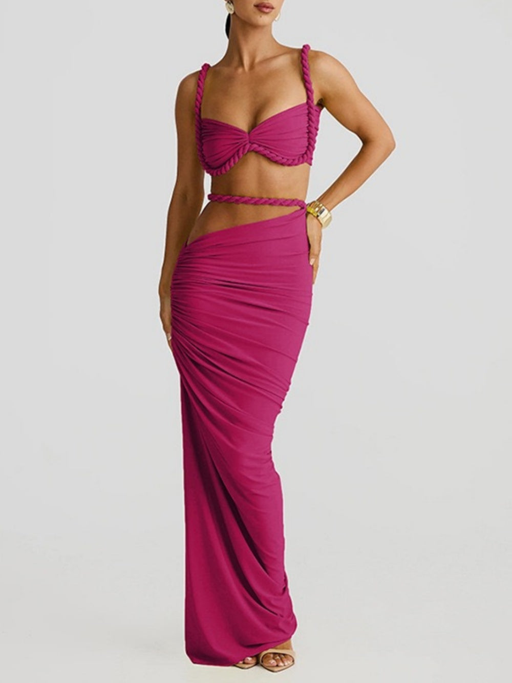 Zenaya Skirt - Pearl Marble