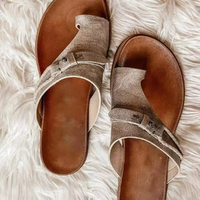 Nola | Women’s Comfortable Flat Slippers (50% OFF)