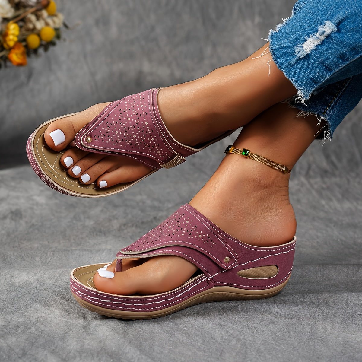 Addison | Comfortable Women’s Wedge Sandals (50% OFF)