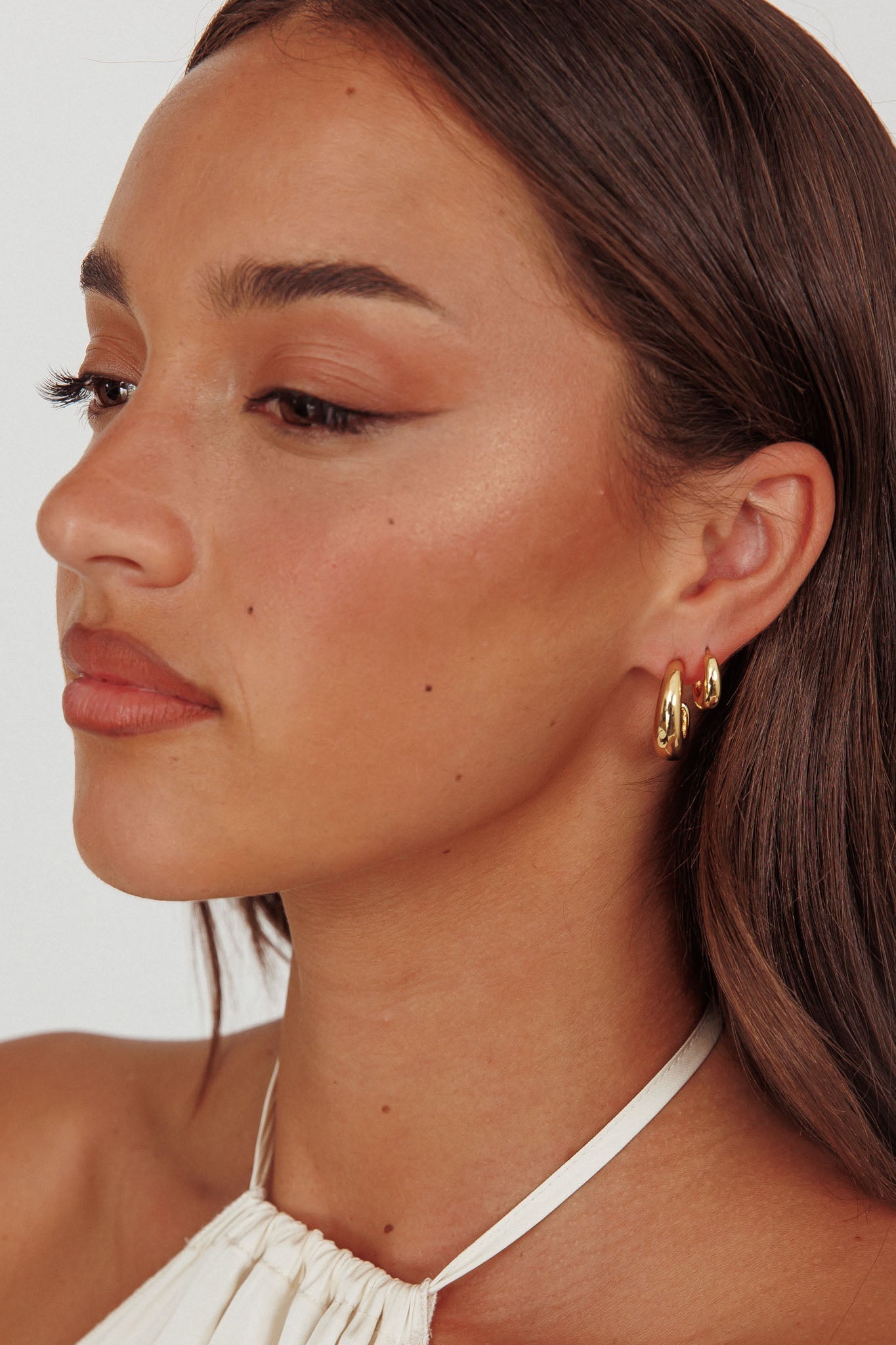 Cece Earrings Set in Gold Plating