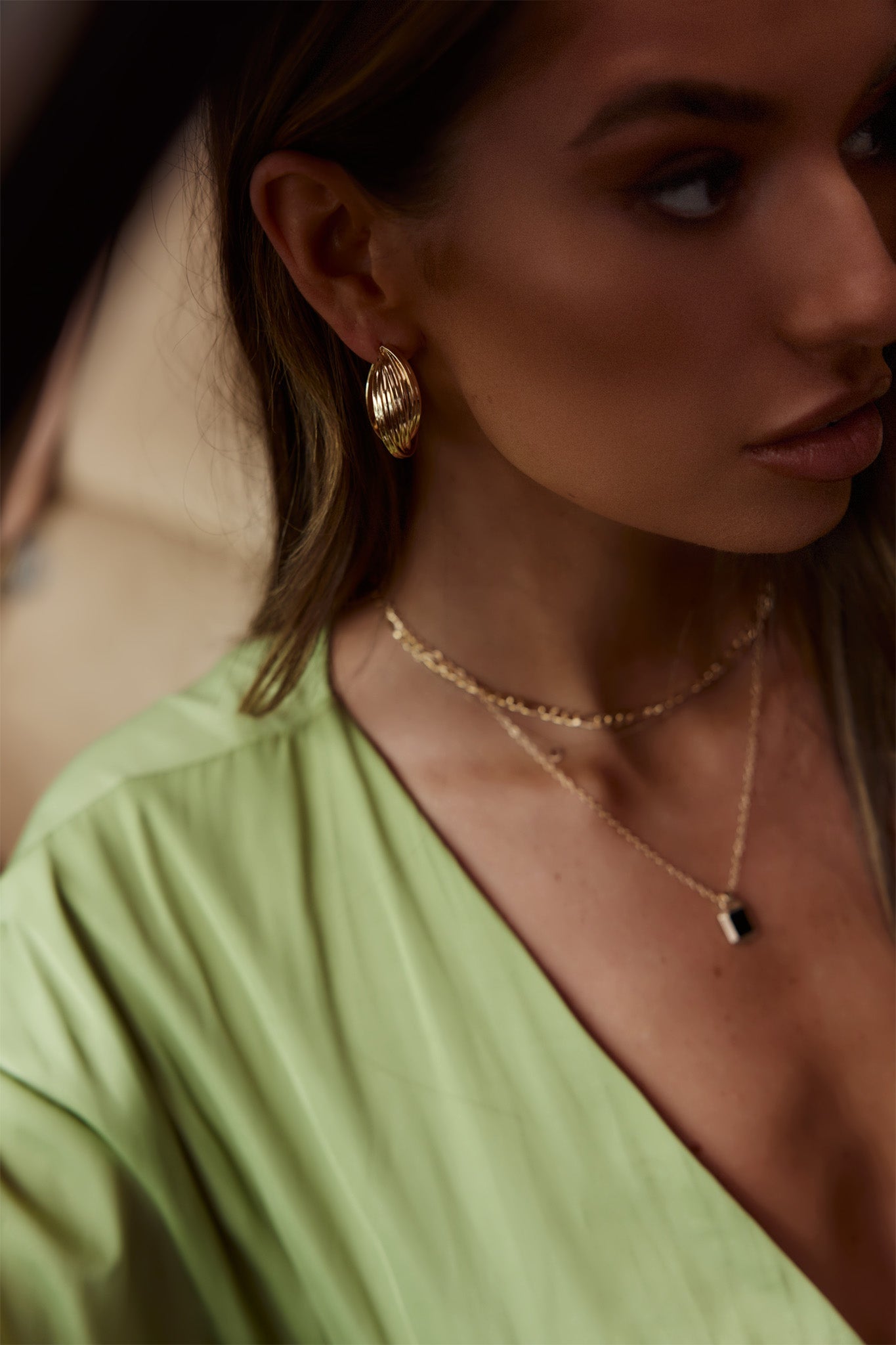 Celia Gold Hoops