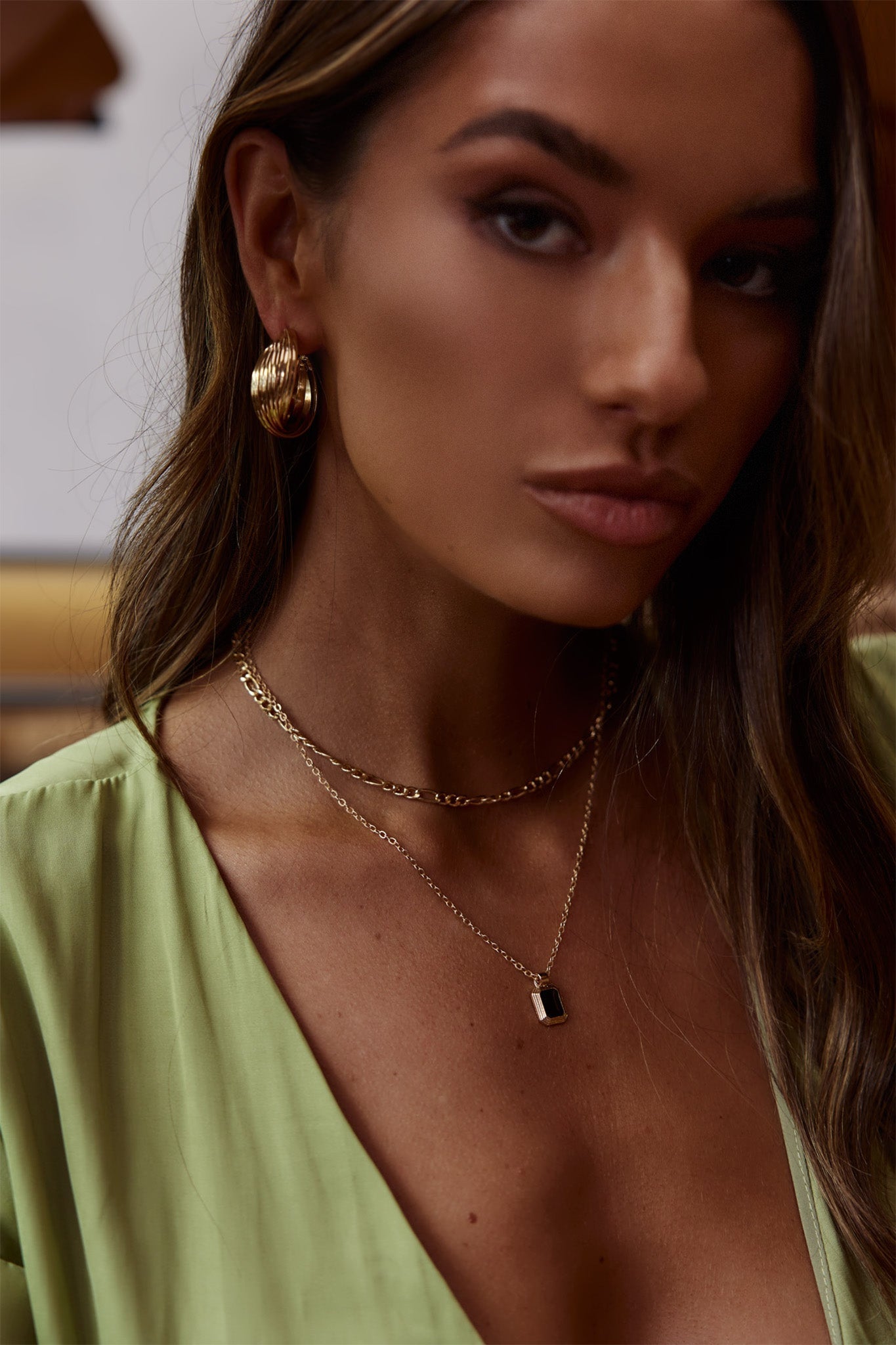 Celia Gold Hoops