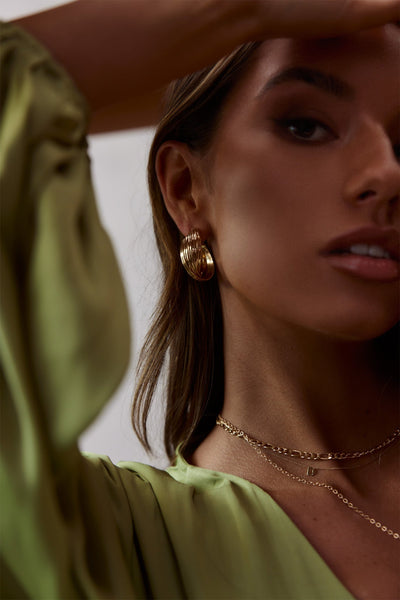 Celia Gold Hoops