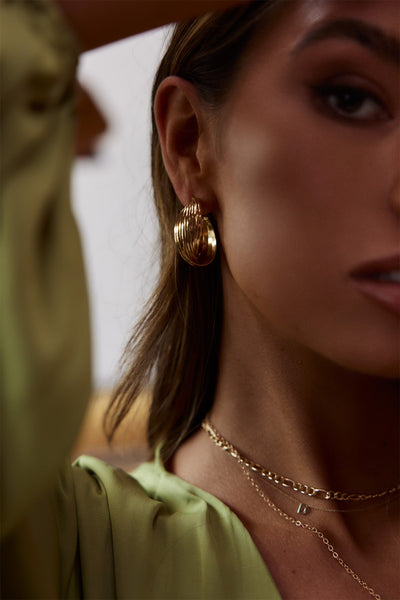 Celia Gold Hoops