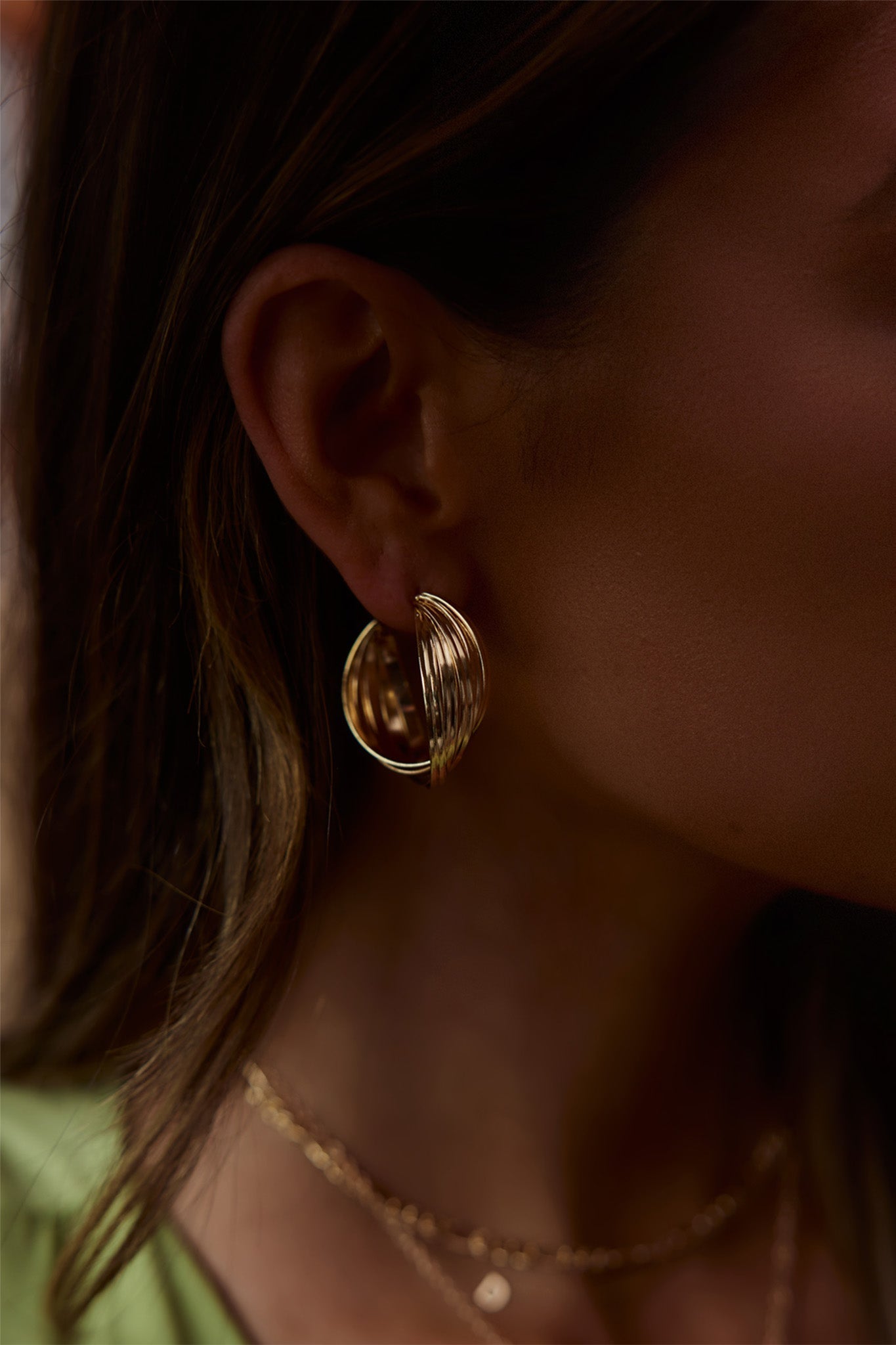 Celia Gold Hoops