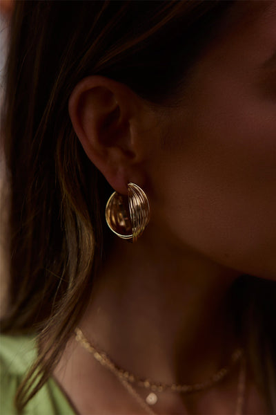 Celia Gold Hoops