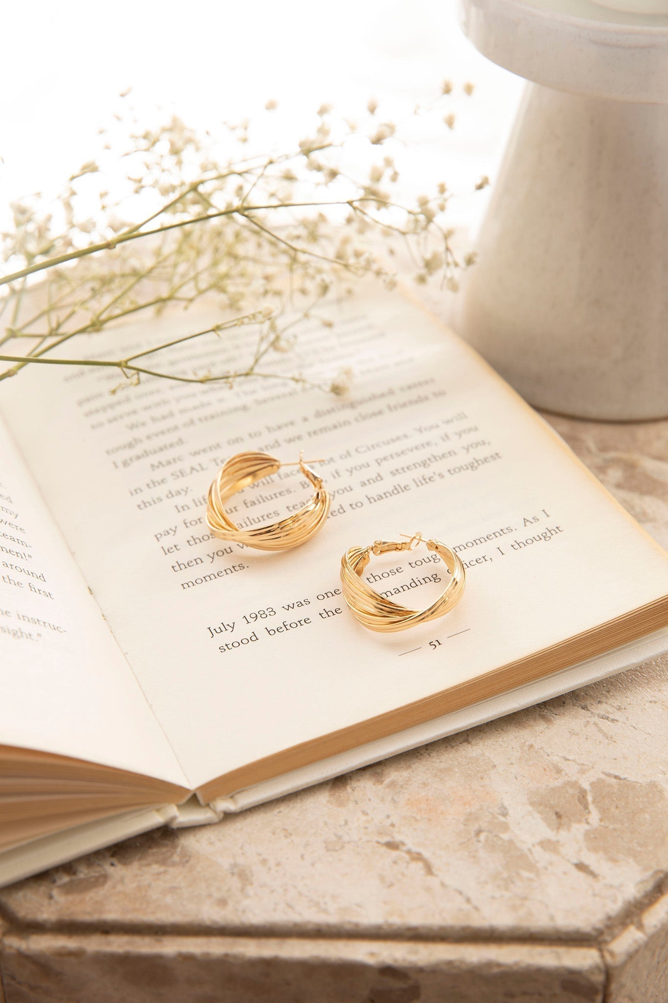 Celia Gold Hoops