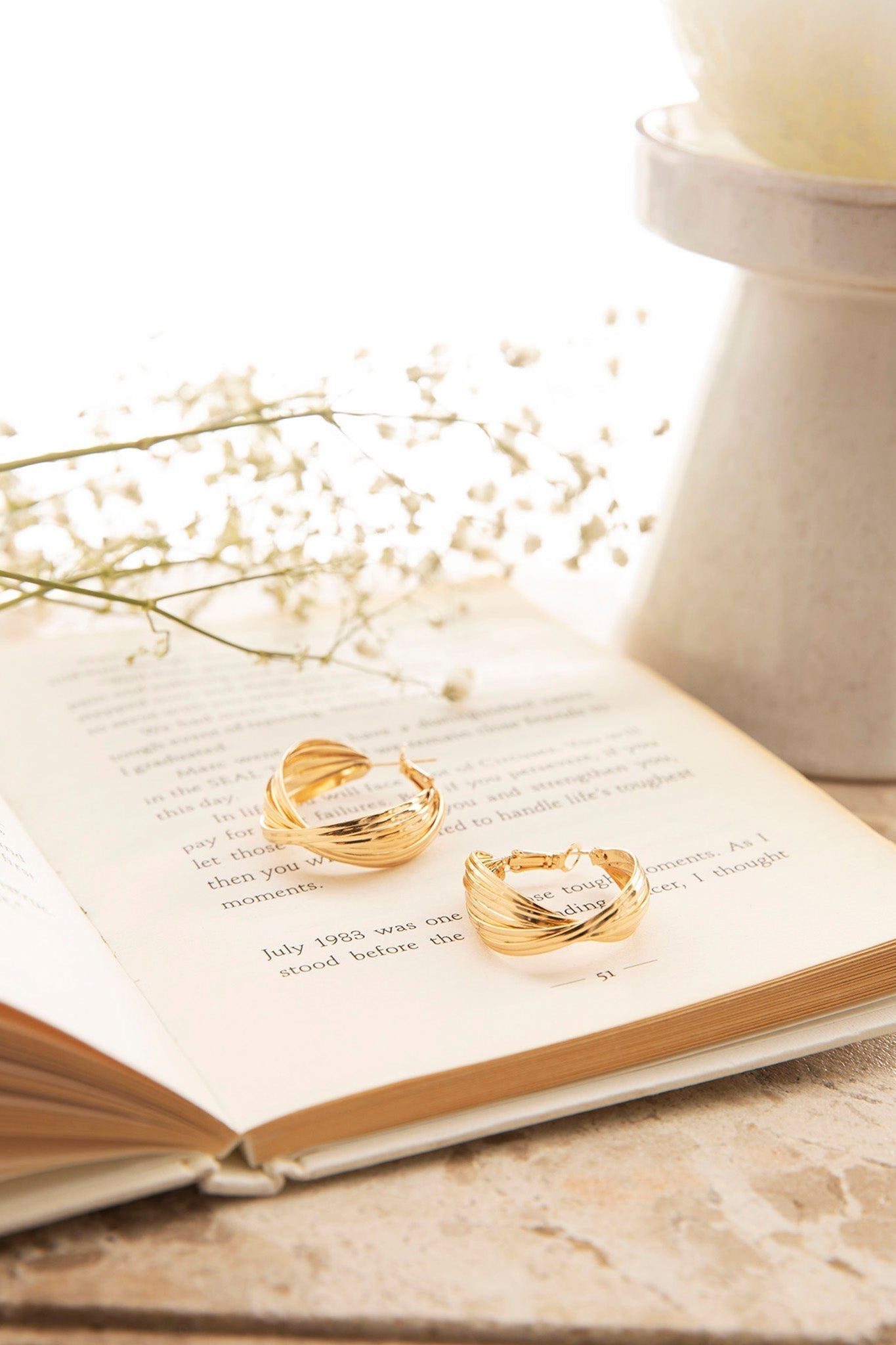 Celia Gold Hoops