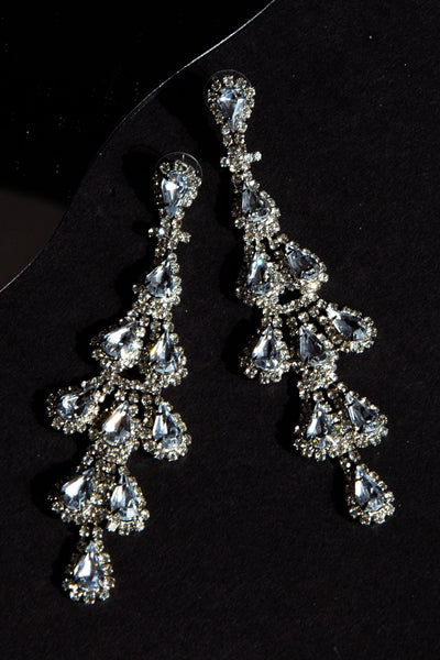 Chandelier Earrings Amina Silver