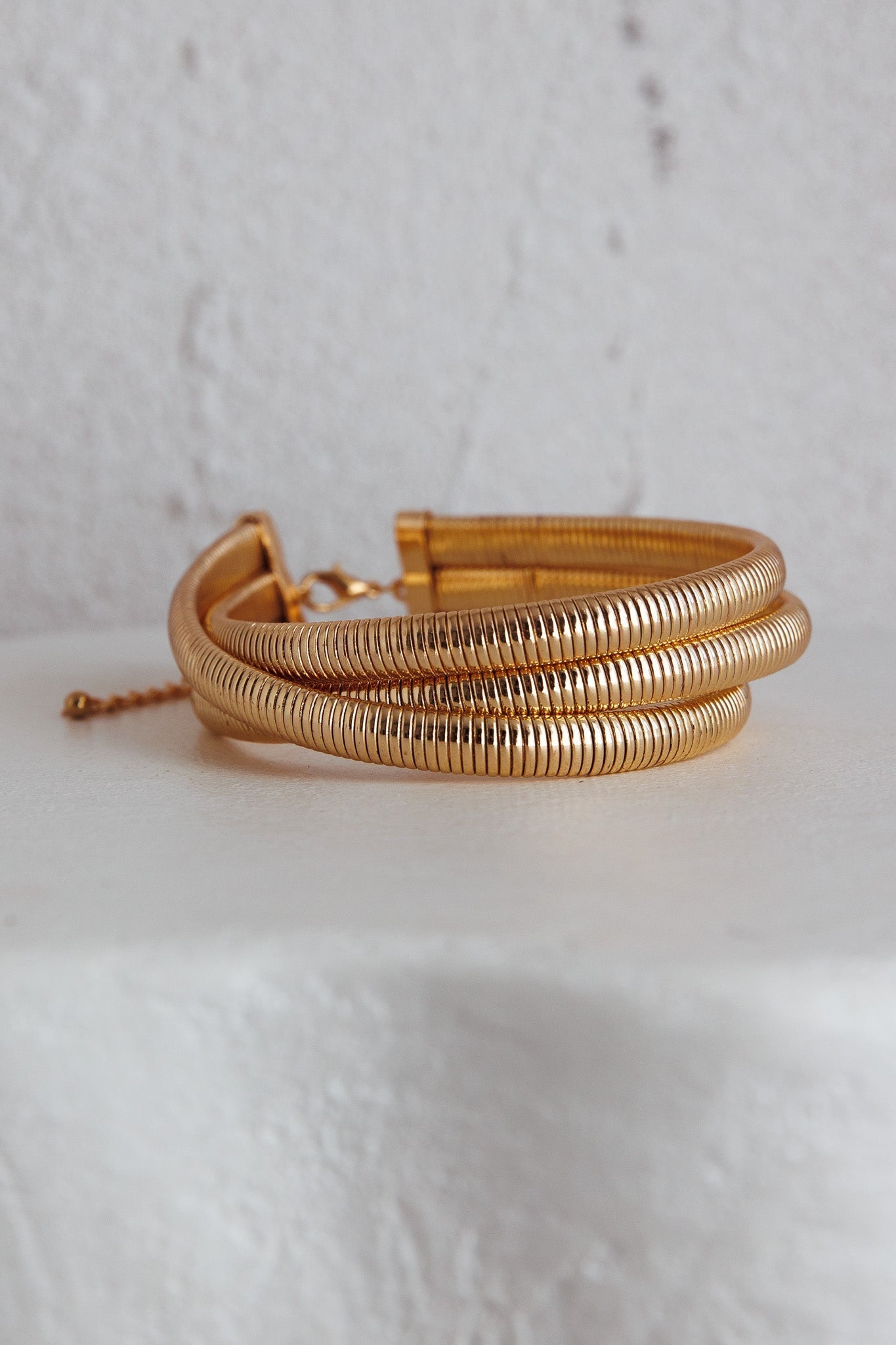 Choker Necklace Multi Roman Gold
