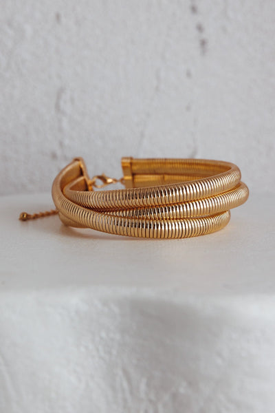 Choker Necklace Multi Roman Gold