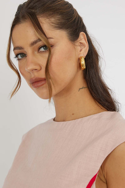 Chunky Claro Gold Earrings