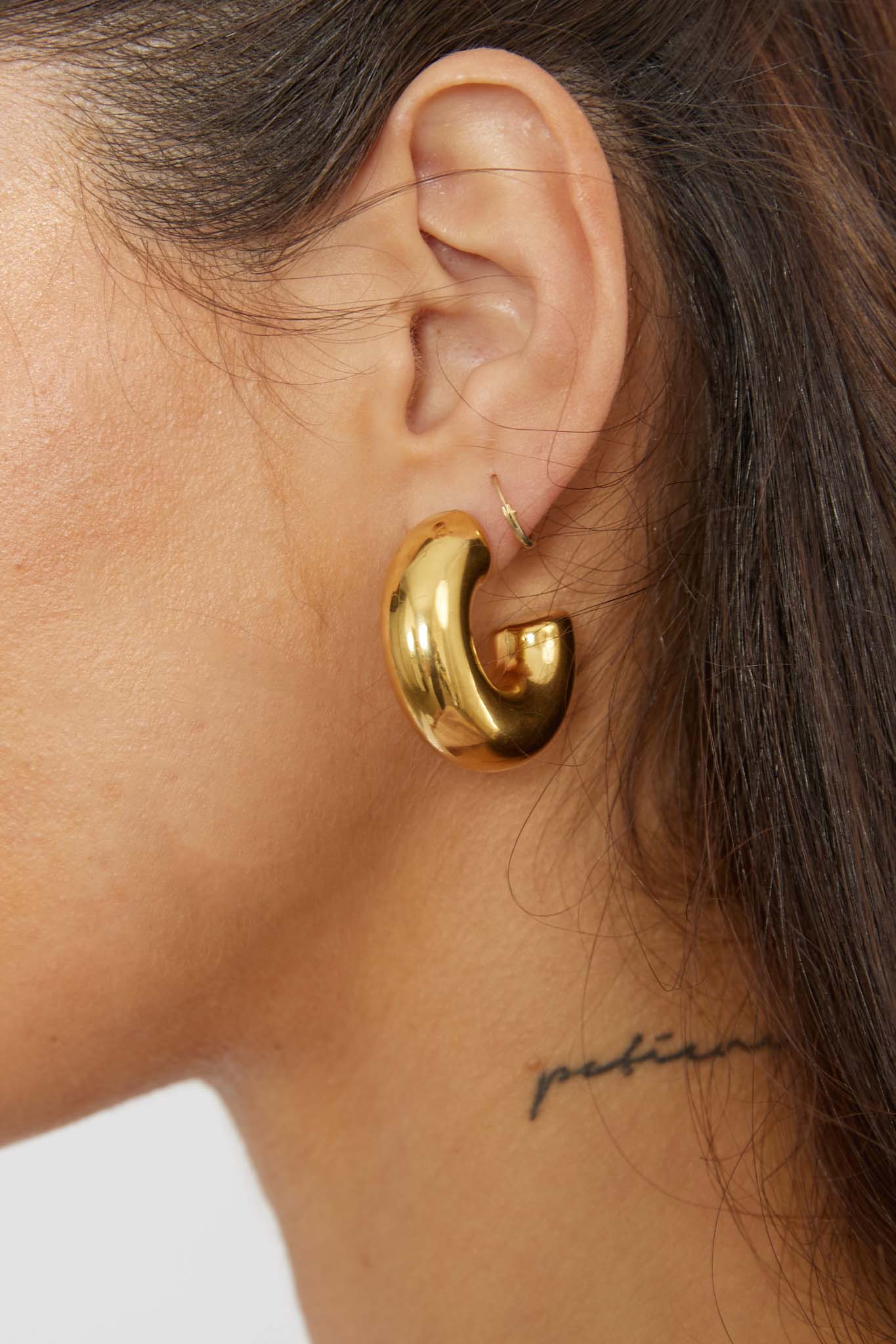 Chunky Claro Gold Earrings