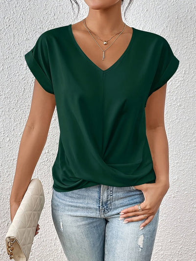 Savannah | Casual T-Shirt with Sweetheart Neckline (50% off)