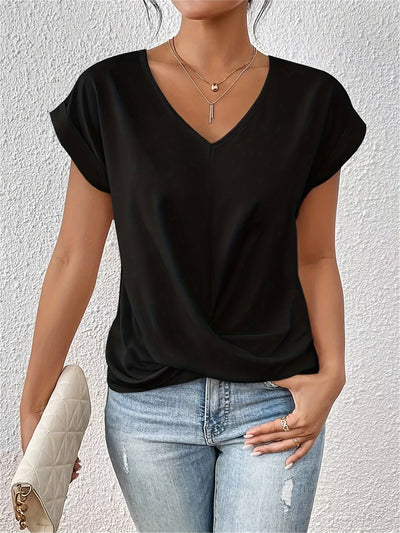 Savannah | Casual T-Shirt with Sweetheart Neckline (50% off)