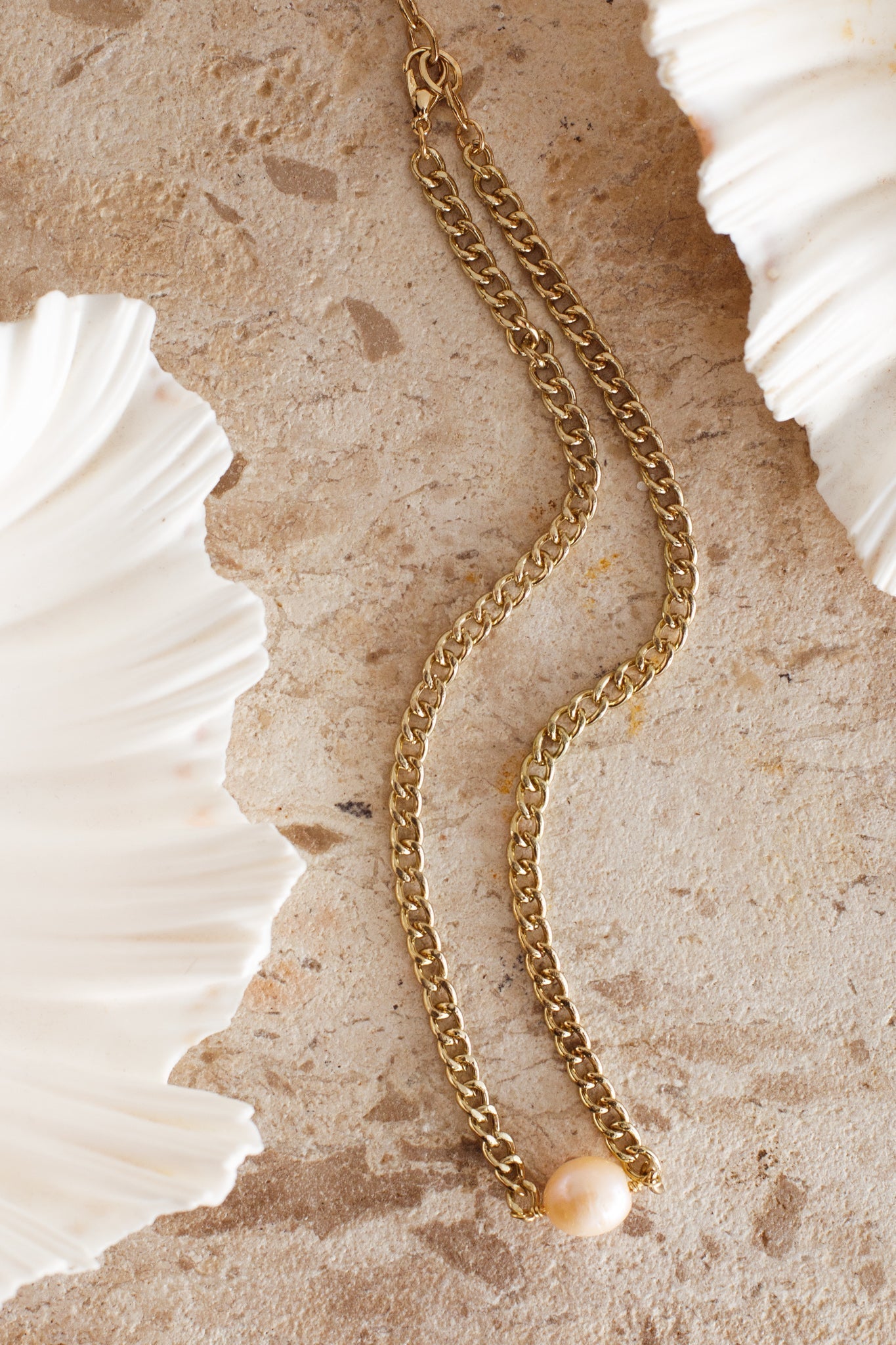 Sienna Gold Accent Pearl Necklace
