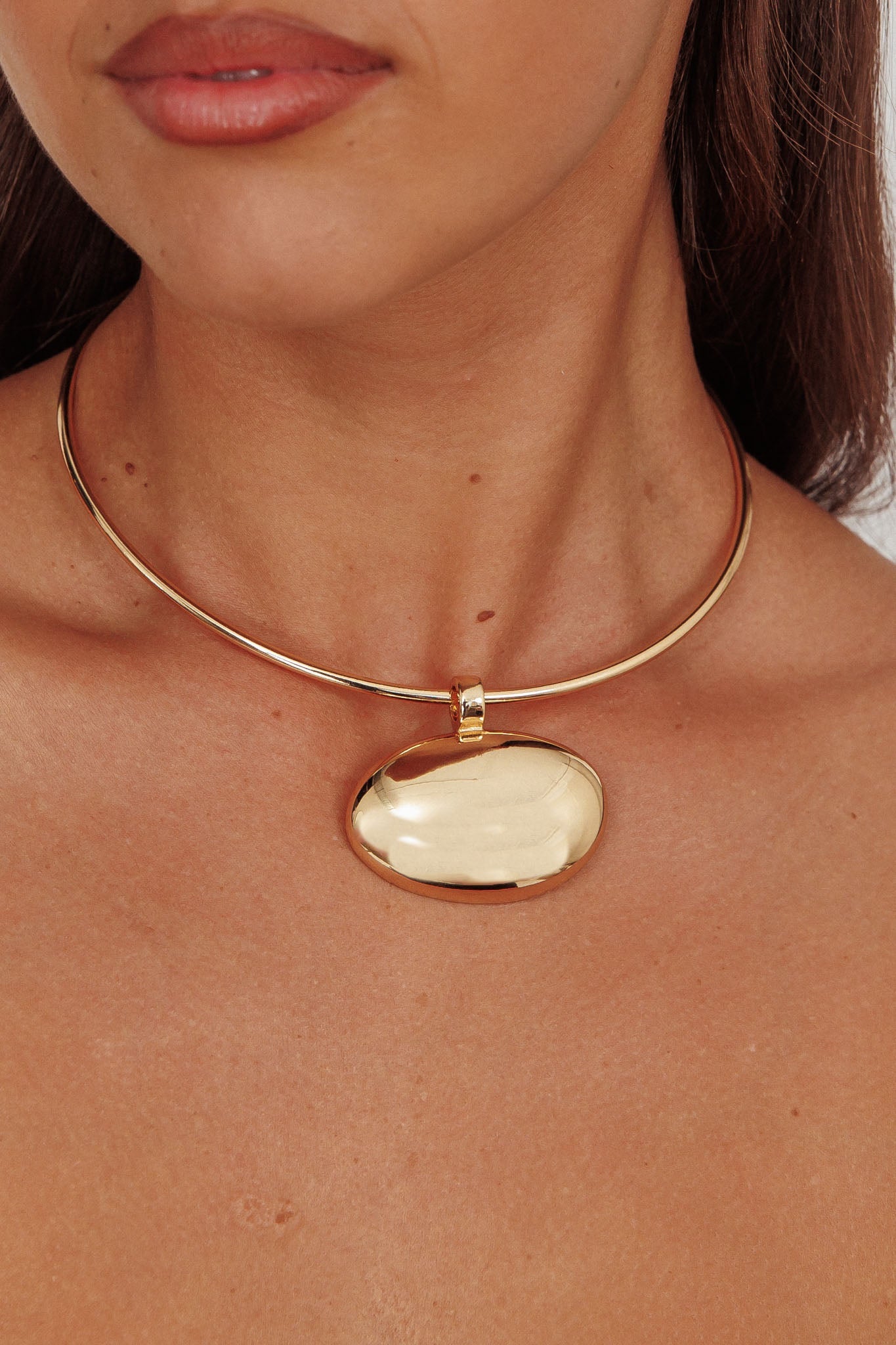 Choker Necklace It's Fate in Gold