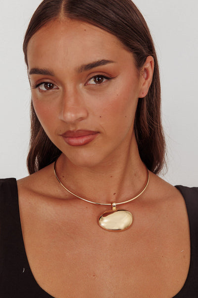 Choker Necklace It's Fate in Gold