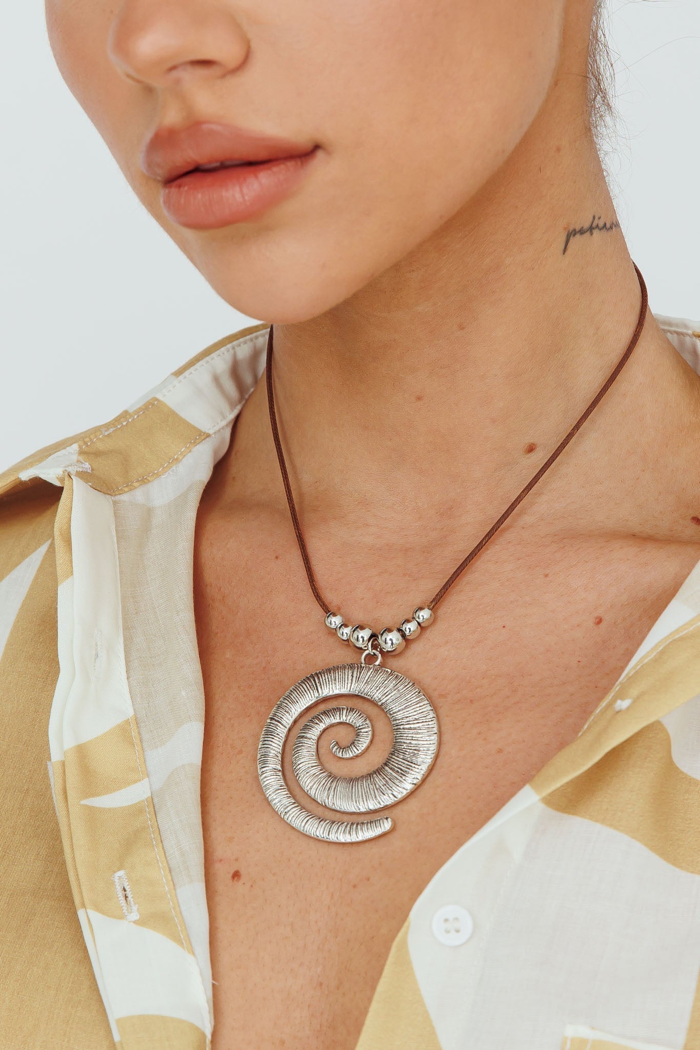 Coolum Pendant Necklace Silver