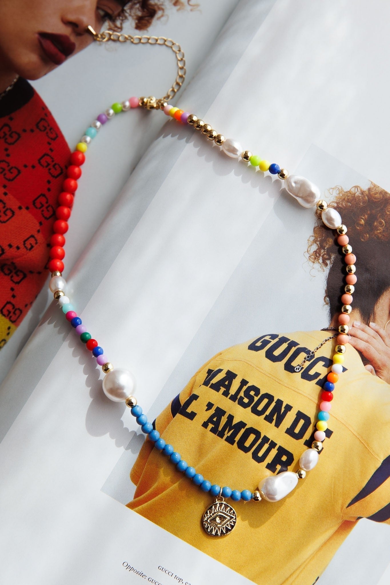 Demi Perlé Multi Bead Necklace