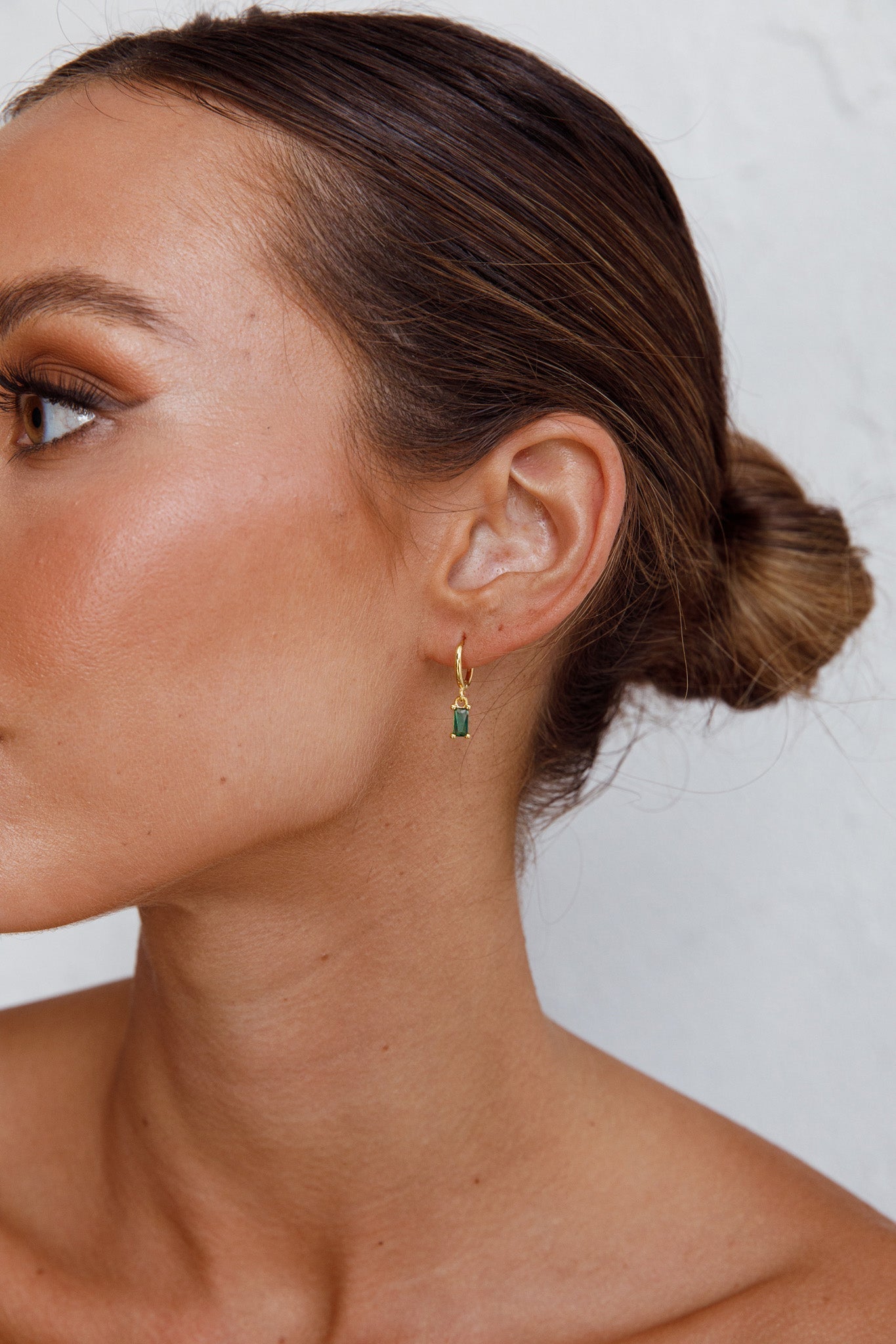 Diamante d'Avril Teal Earrings