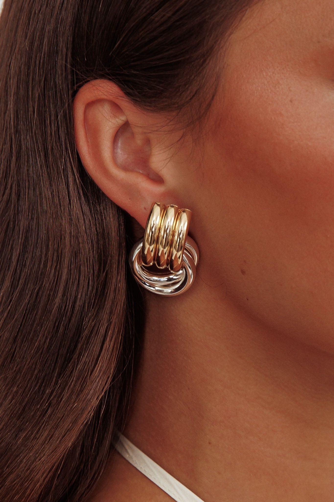 Georgina Two Tone Earrings