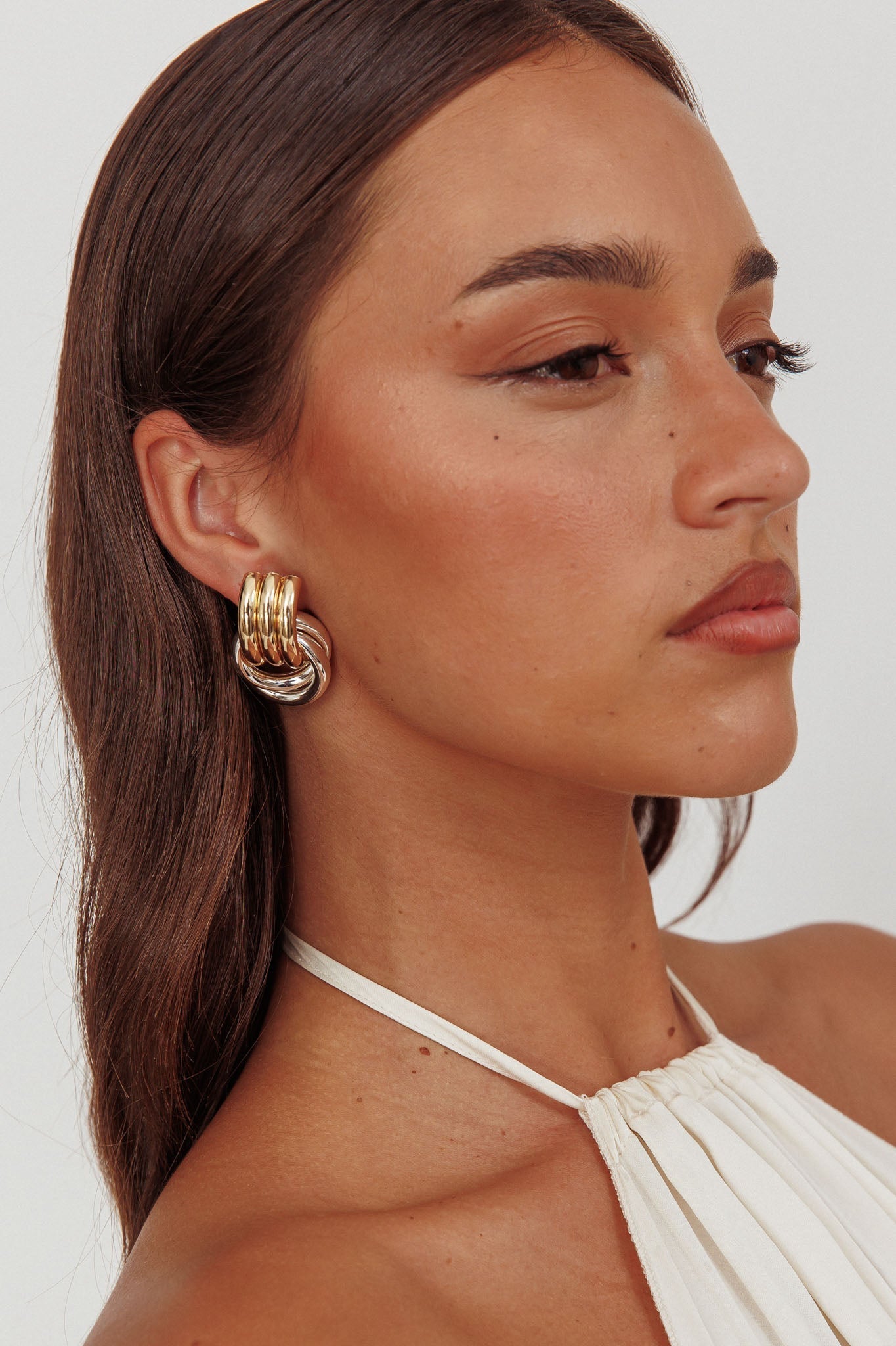 Georgina Two Tone Earrings