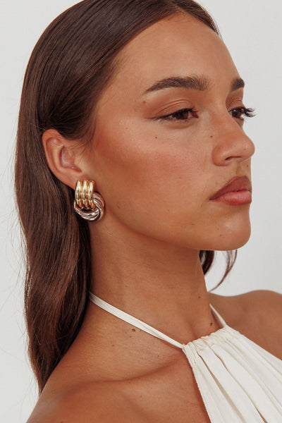 Georgina Two Tone Earrings