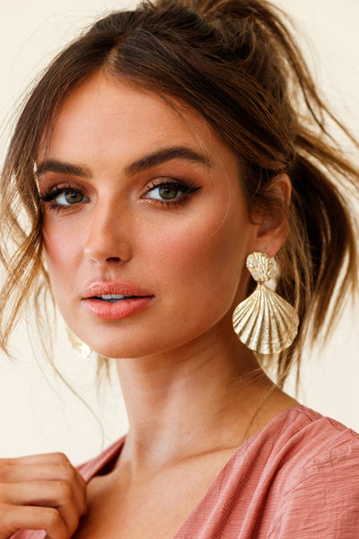 Golden Calliope Earrings