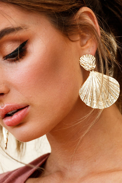 Golden Calliope Earrings