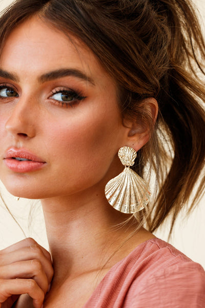 Golden Calliope Earrings