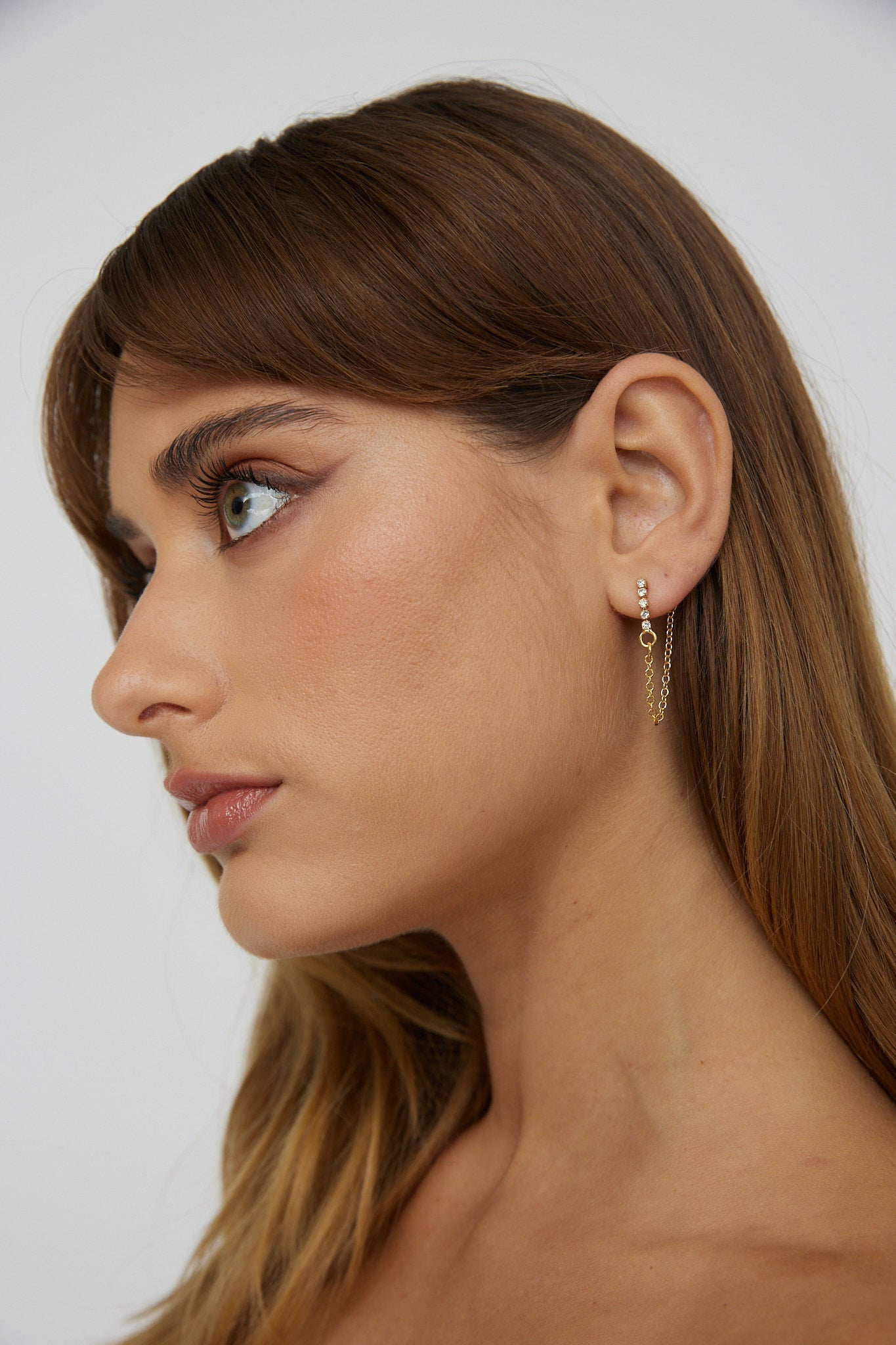 Gold Hanging Earrings Audrina