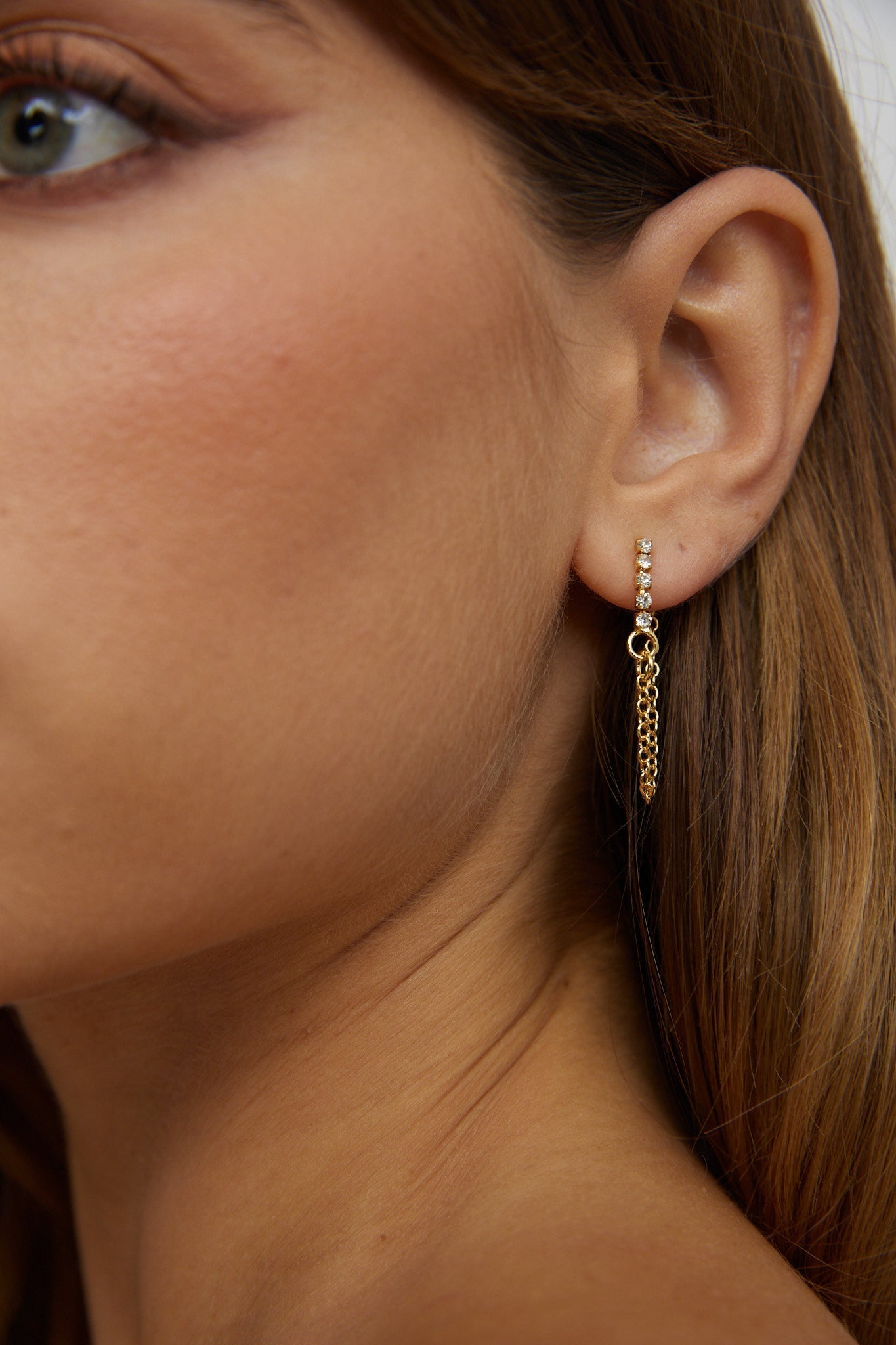 Gold Hanging Earrings Audrina