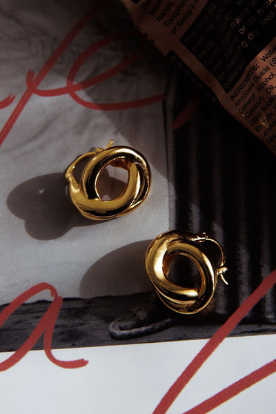 Golden Jetset Hoops
