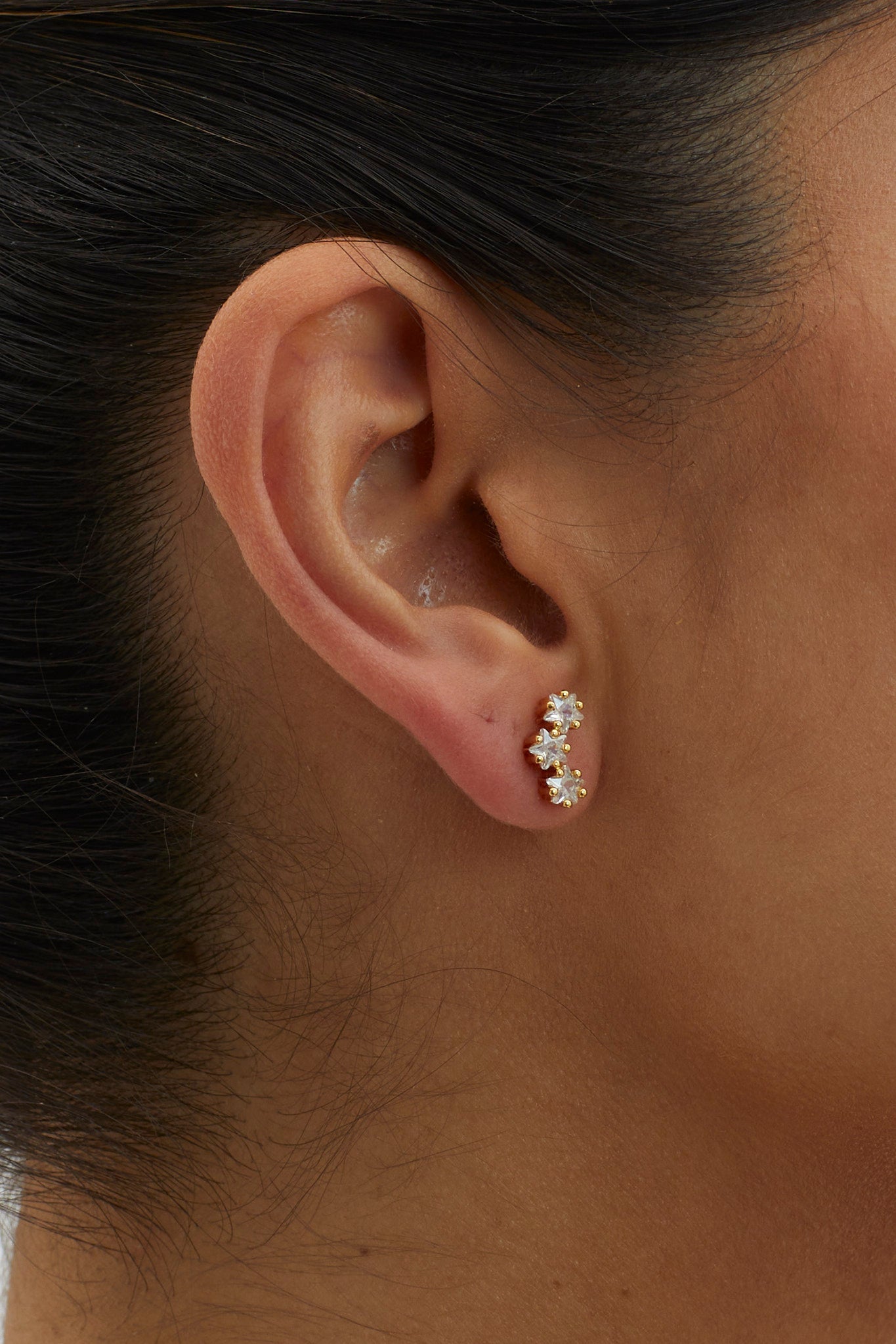 Golden Star Sign Earrings