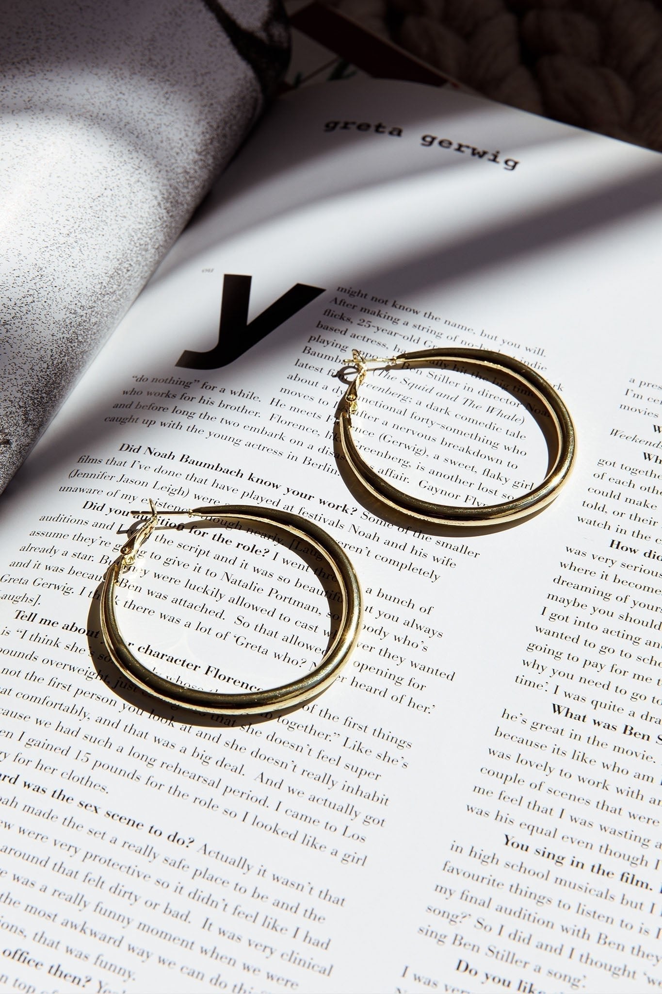 Large Gold Hoop Earrings Hailey