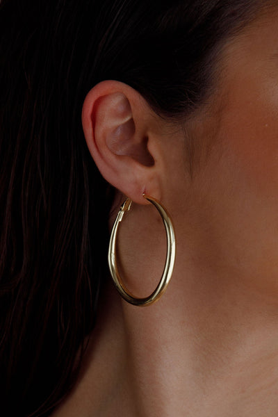 Large Gold Hoop Earrings Hailey