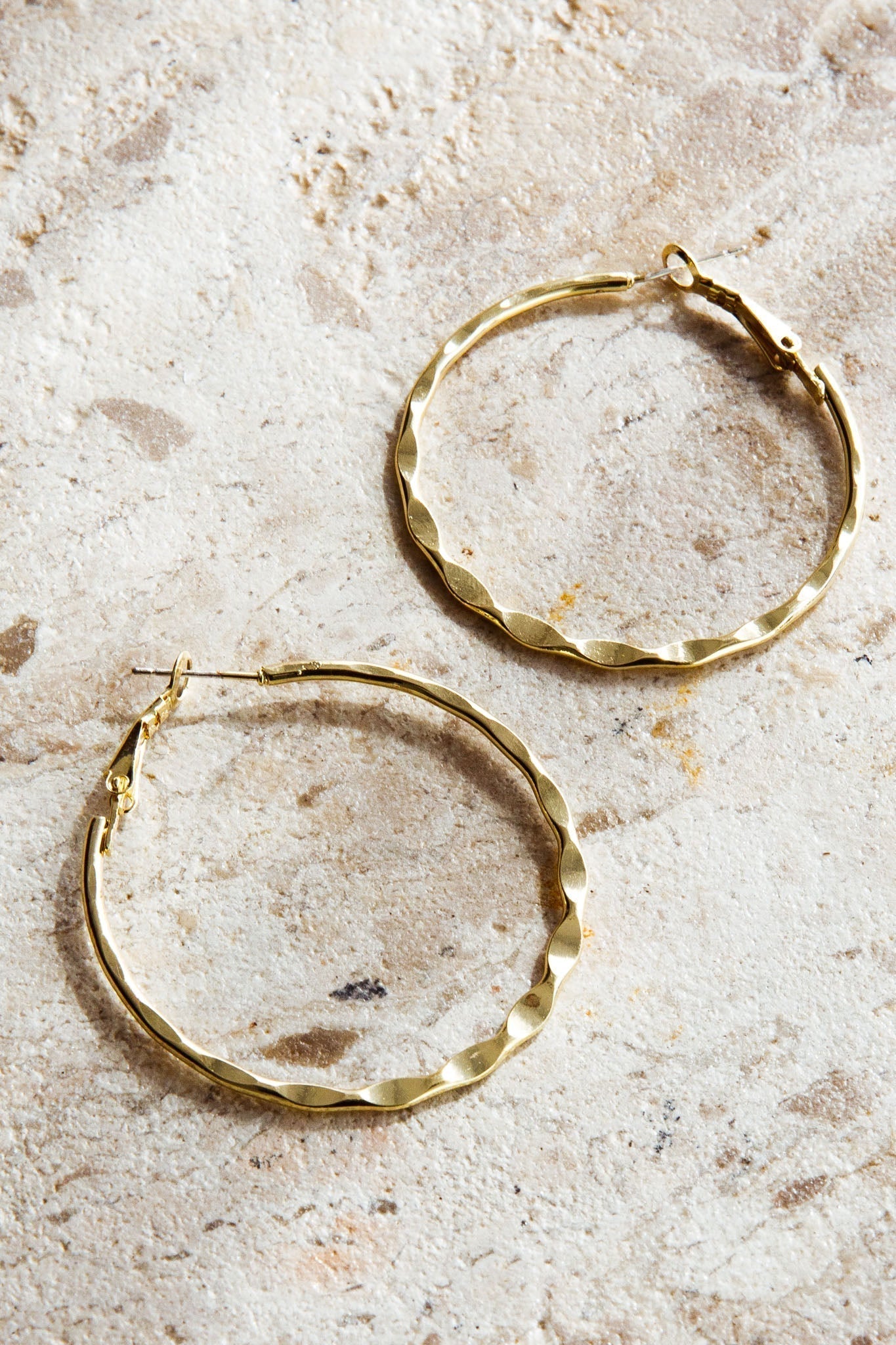 Large Gold Mission Hoops