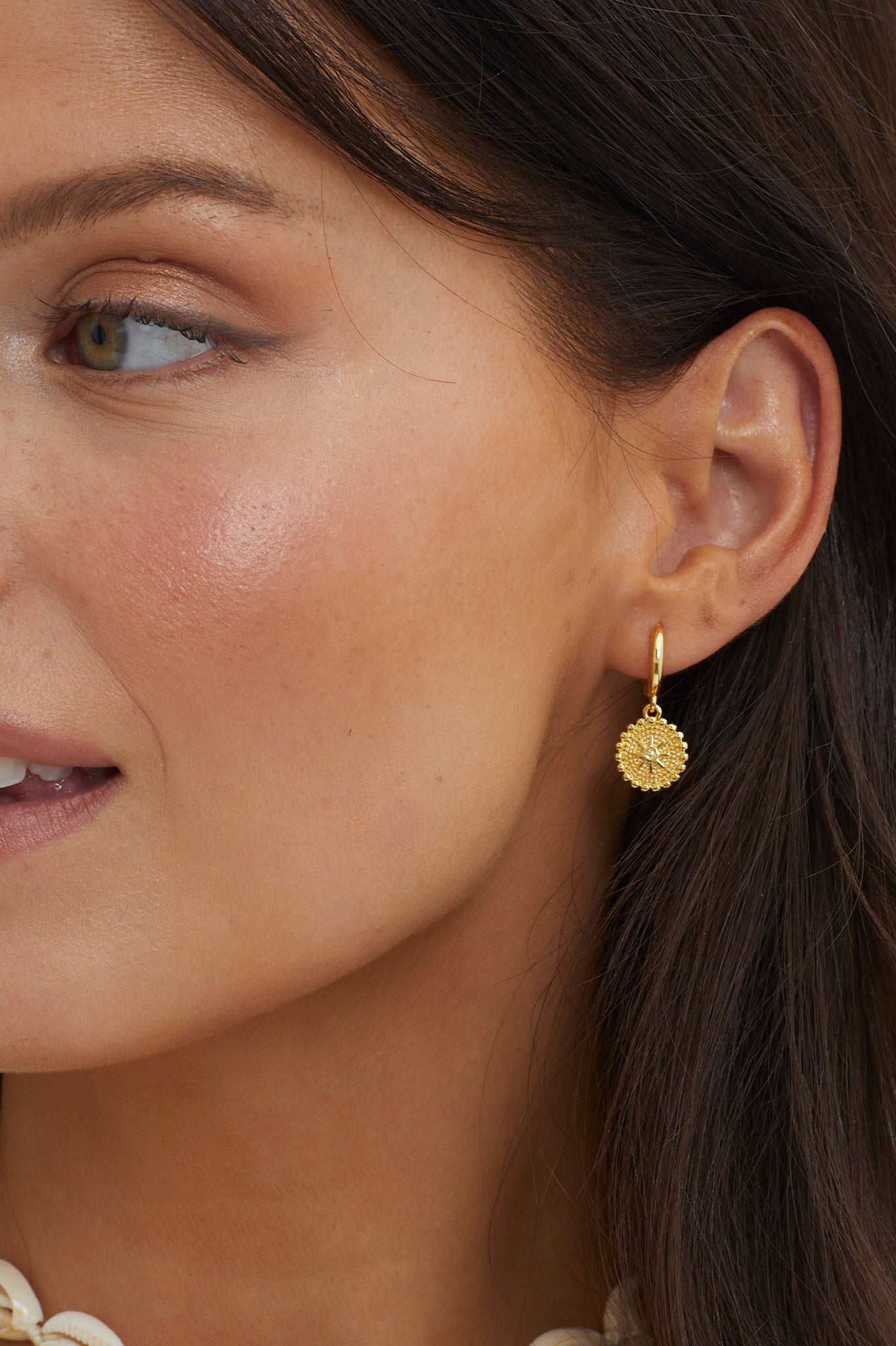 Earrings with Hoops Ezra in Gold