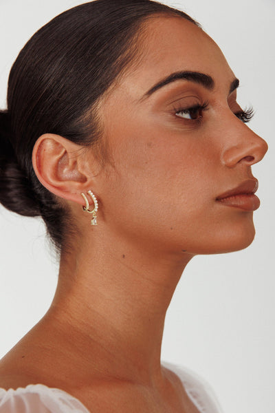 Illusion Double Piercing Dawn Earrings