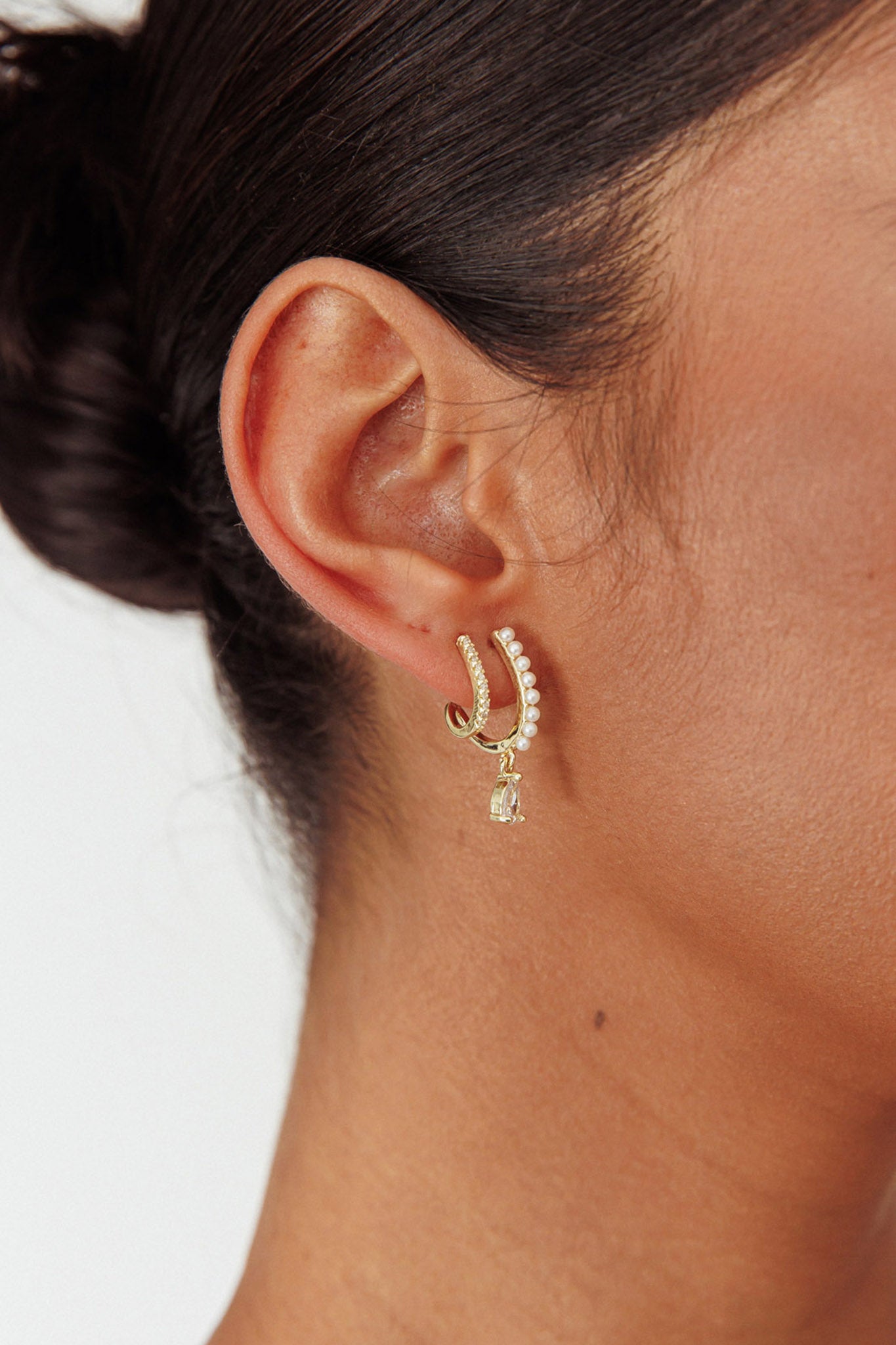 Illusion Double Piercing Dawn Earrings