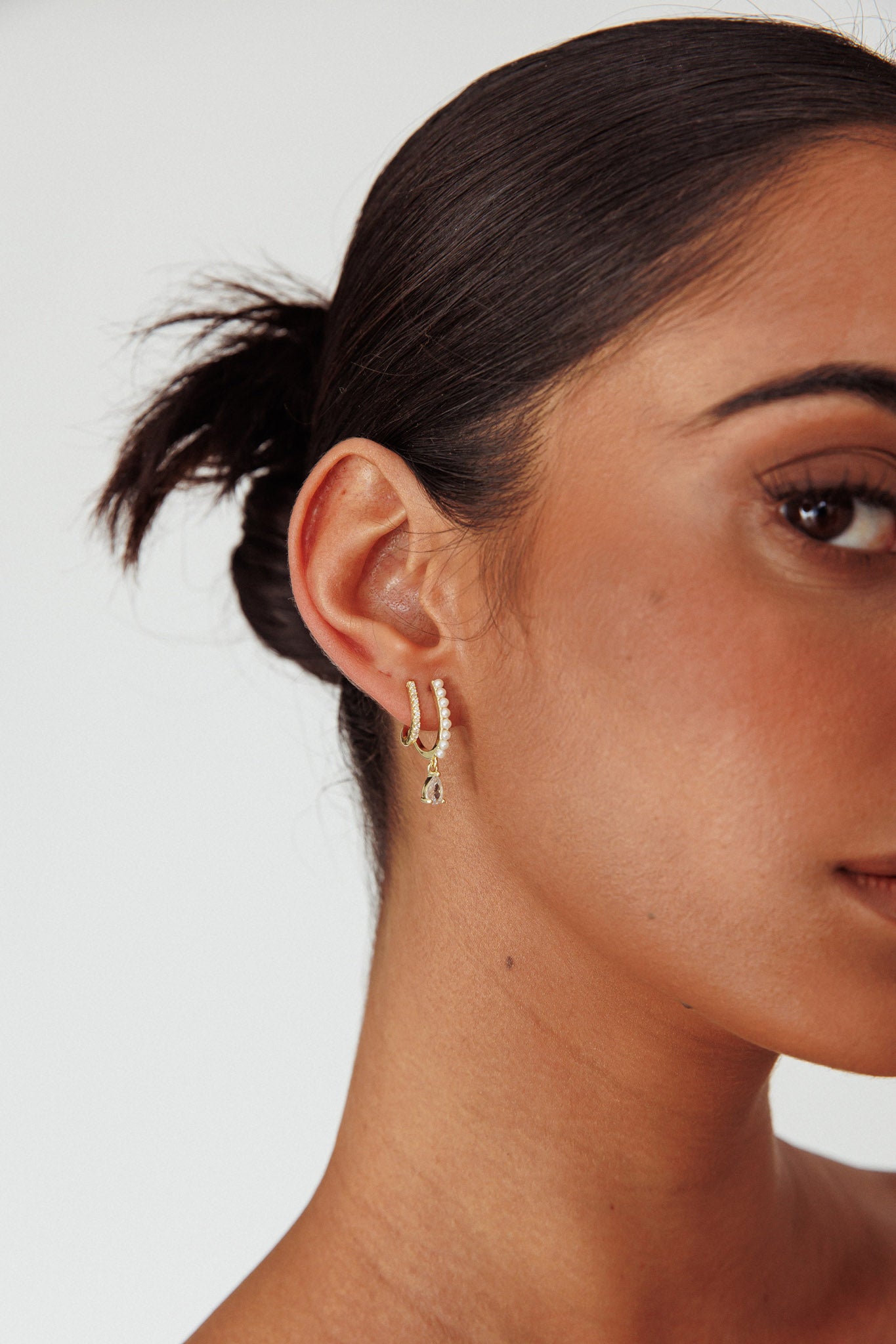 Illusion Double Piercing Dawn Earrings