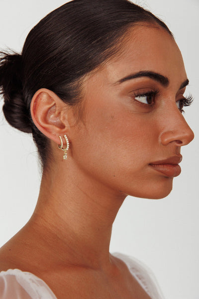 Illusion Double Piercing Dawn Earrings