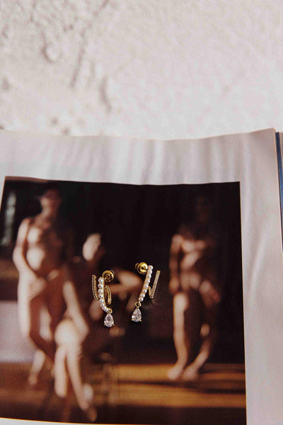 Illusion Double Piercing Dawn Earrings