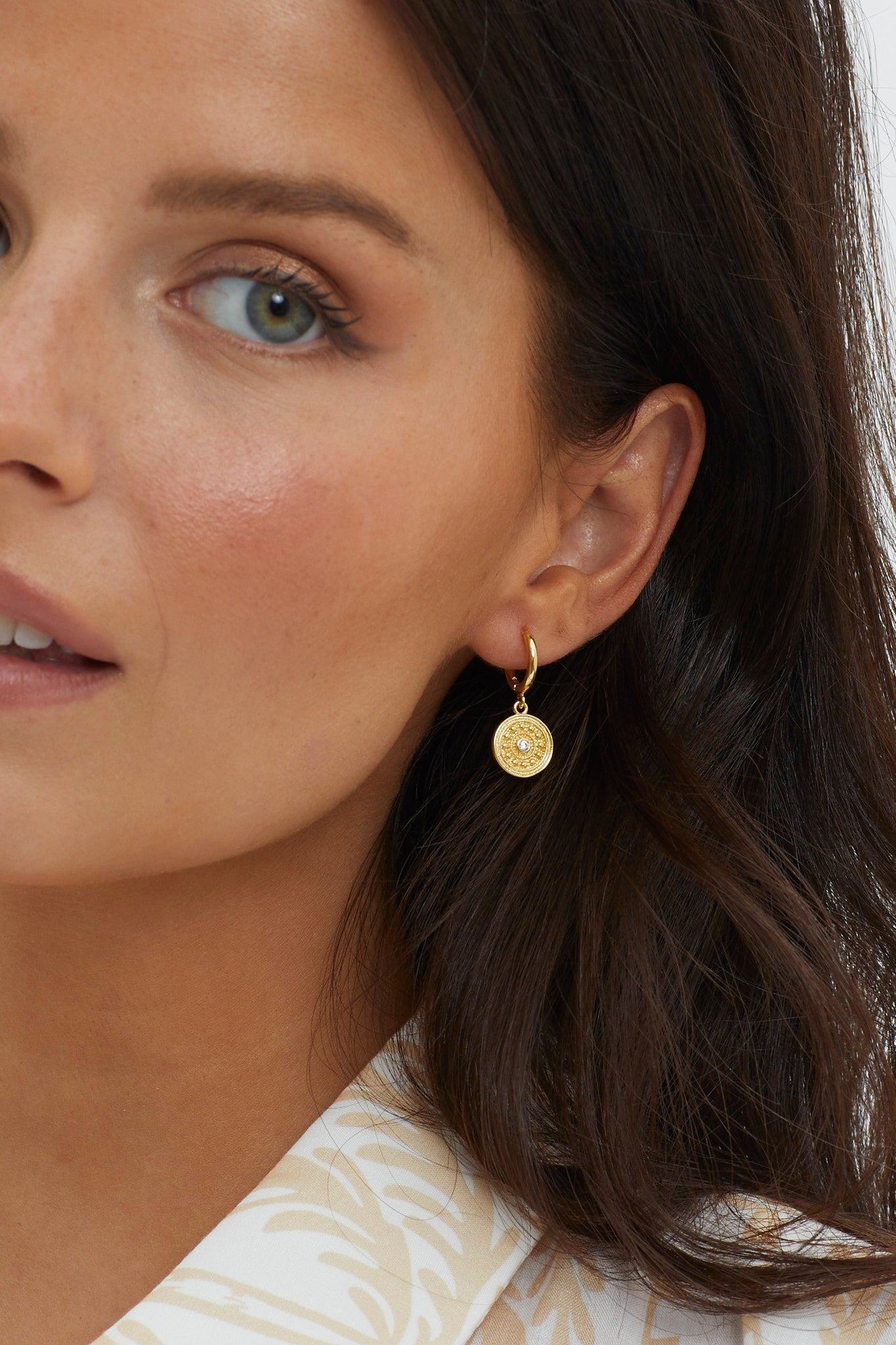 Inca Gold Hanging Earrings